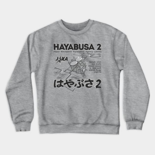 Haybusa2 (*for light coloured shirts only*) Crewneck Sweatshirt by Rover